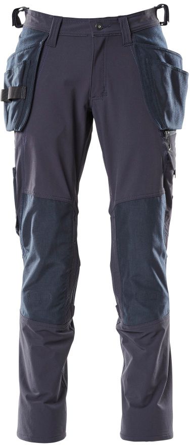 Hose mit Knie- & Hängetaschen - 93% NY / 7% EL, 250 g/m2