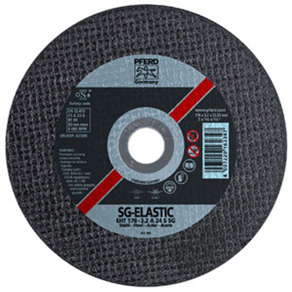 Trennscheibe PFERD SG-Elastic - Stahl, harte Ausführung, Härte S
