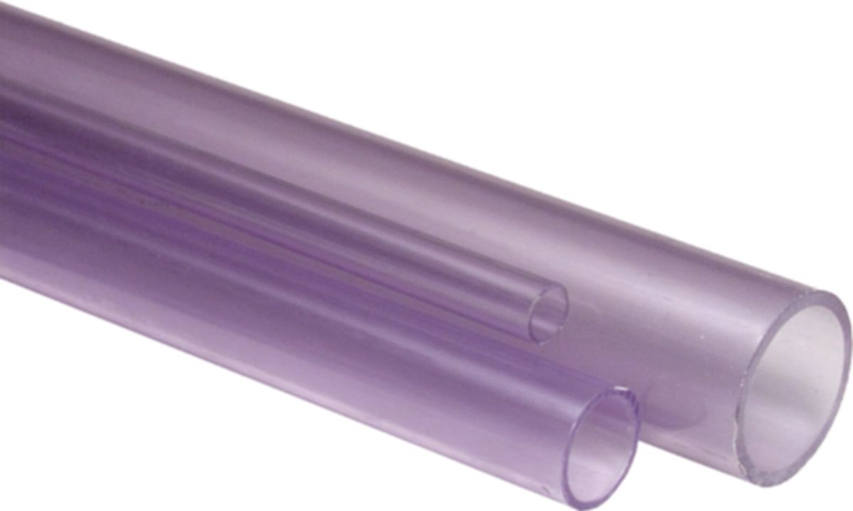 Rohr PVC-U transparent S6.25 SDR13.5 - Nenndruck PN 16