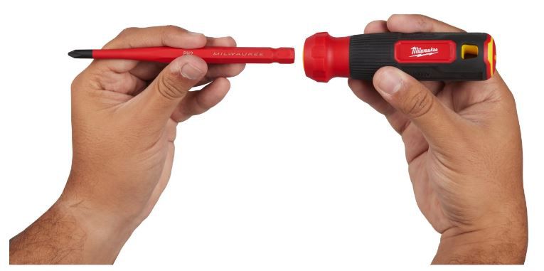 Multi-Bit Schraubendreher PH/PZ/TX - Milwaukee, 10-in-1, VDE geprüft