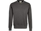 Sweatshirt Perf. S anthrazit meliert - 50% Baumwolle, 50% Polyester