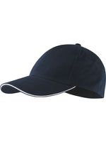HARVEST MILLER Stretch-Cap marine/weiss - in Twill mit Tasche Grösse M
