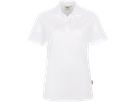 Damen-Poloshirt Top Gr. XS, weiss - 100% Baumwolle, 200 g/m²