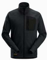 Fleece-Arbeitsjacke - Snickers, schwarz