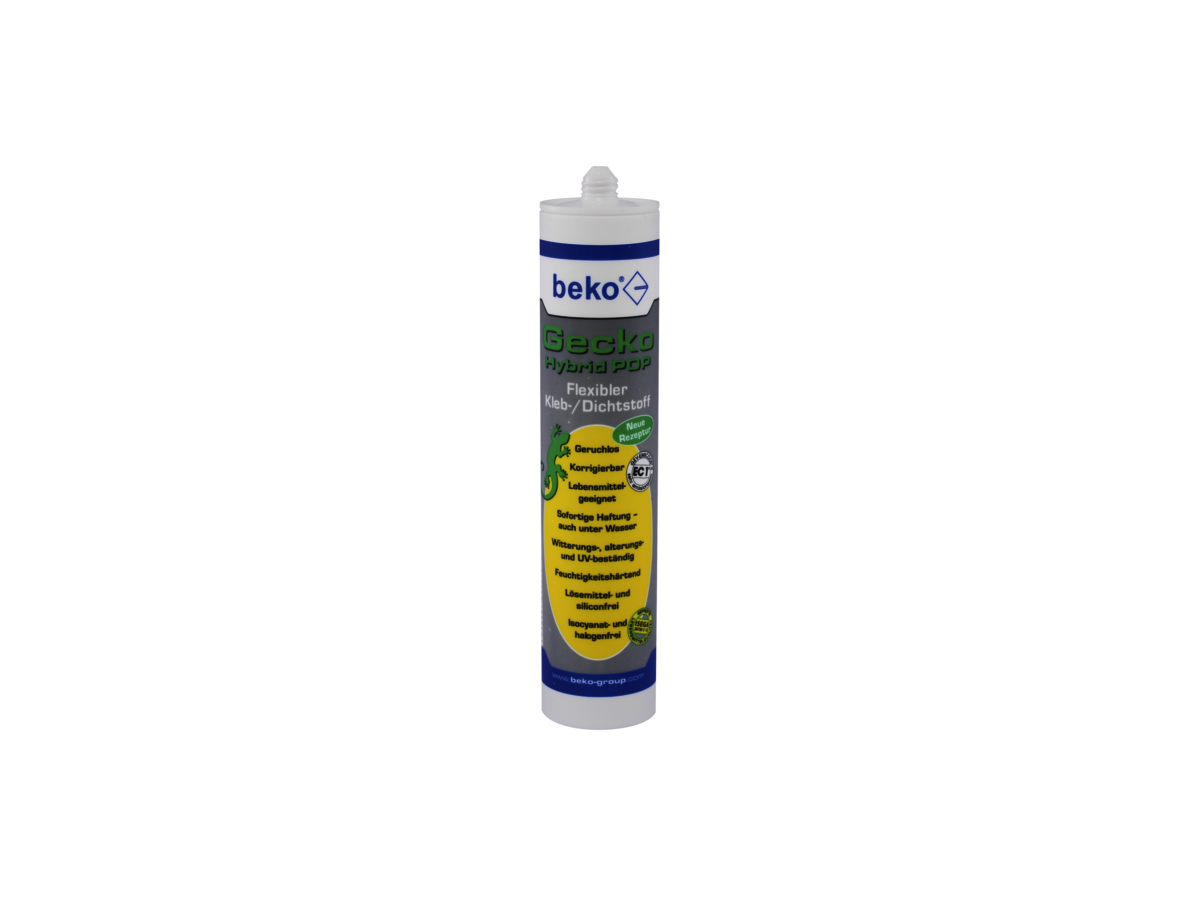FoodLine Gecko Hybrid Kleb-/Dichtstoff - 310 ml, weiss