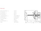 Nylon-Kippdübel DUOTEC 12 Schr:5.0-6.0mm - "fischer"  Pak. à 10 Stk."