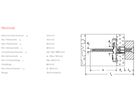 Nylon-Kippdübel DUOTEC 12 Schr:5.0-6.0mm - "fischer"  Pak. à 10 Stk."
