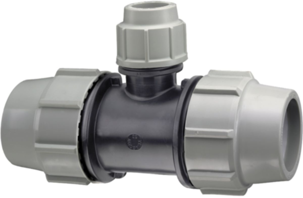 Plasson-Tee 90° Nr. 7340 reduziert