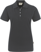 Damen-Poloshirt Stretch 2XL anthrazit - 94% Baumwolle, 6% Elasthan, 190 g/m²
