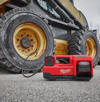 Akku-Kompressor Milwaukee 18V BI-0 - Max.Druck 10.3 bar / 150 PSI