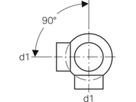 Geberit Eckabzweig 90° 110