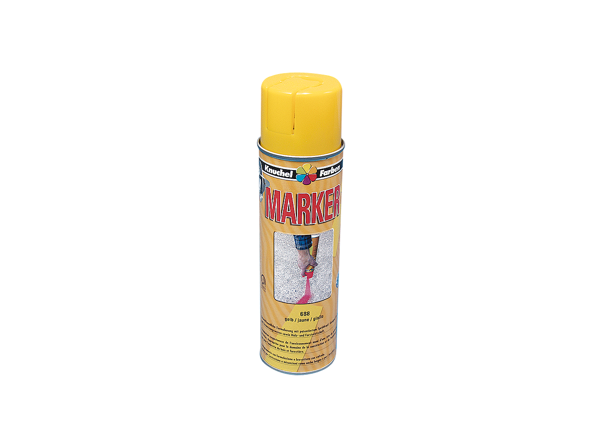 Markierspray Marker 500 ml gelb - fluoreszent
