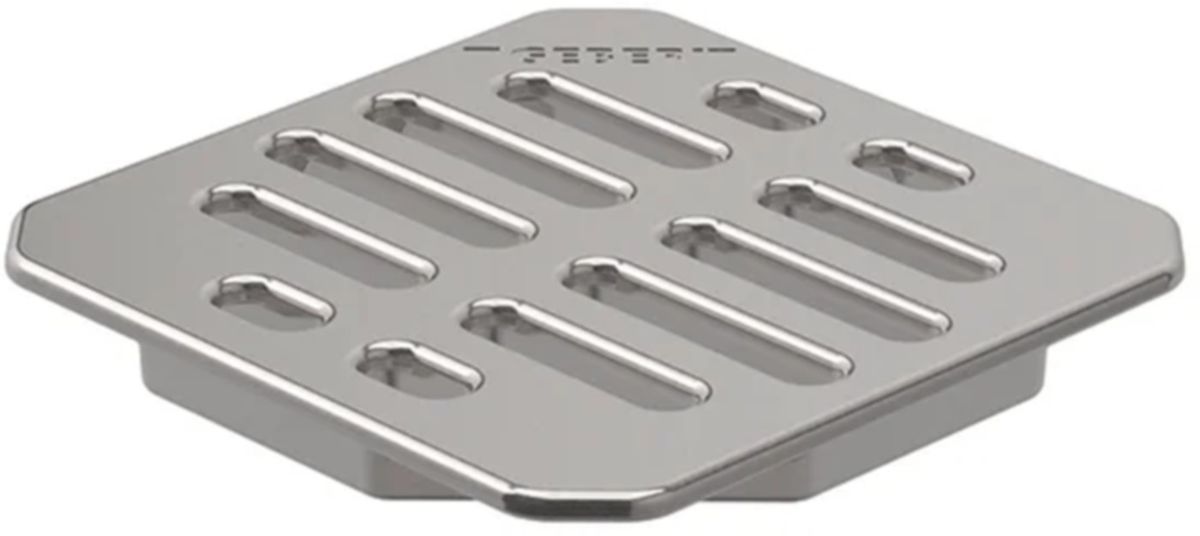 Geberit Schlitzrost zu Bodenabläufe - befahrbar, 13 x 13 cm