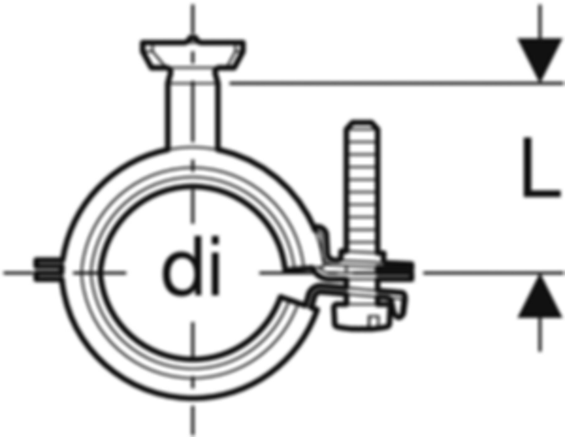 GIS Befestigungs-Set Verteiler gerade