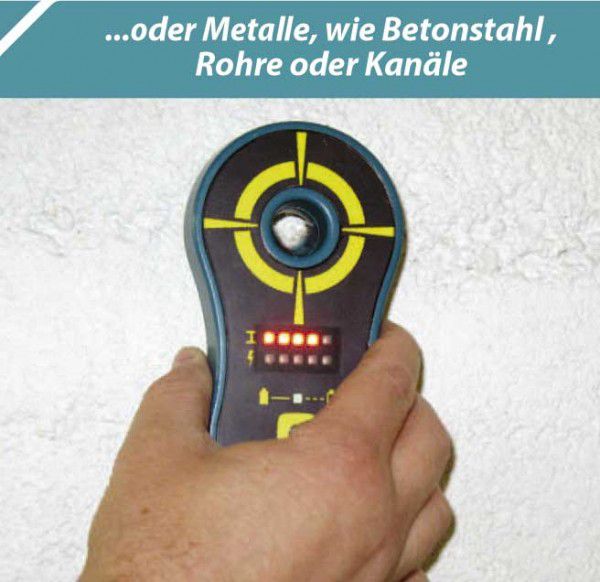 Bohrpunkt Ortungsgerät Vesala PK2 - bis 150cm Wandstärke, +/-3% Genauigkeit