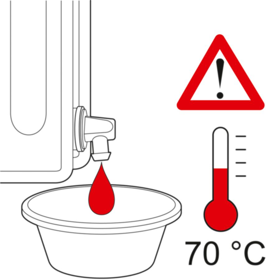 Entleerungsbehälter FLAMCO Flexcon - Gummiauffangbecken