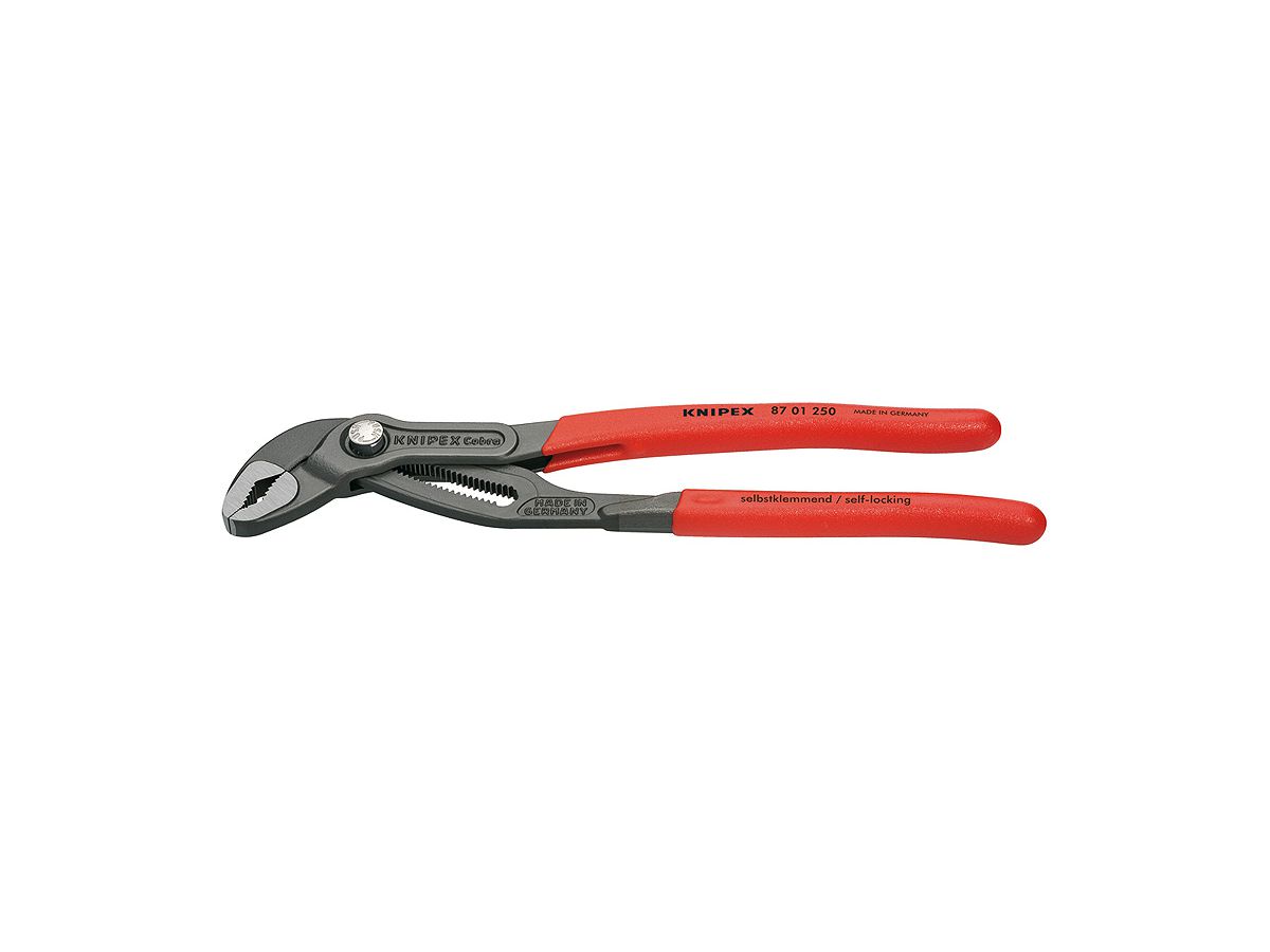 Wasserpumpenzange "COBRA" KNIPEX 8701 - Länge 400 mm, für 3"-Rohre