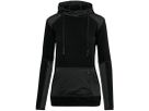 Damen Kapuzen-Stretchfleece Morris - Gr. M, schwarz