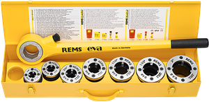 Hand-Gewindeschneidkluppe REMS Eva Set - 1/2-3/4-1-11/4"
