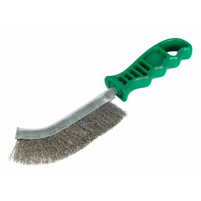 Spidbürste ZEINTRA 16254 - Stahldraht INOX 1-reihig 15x270x43 mm