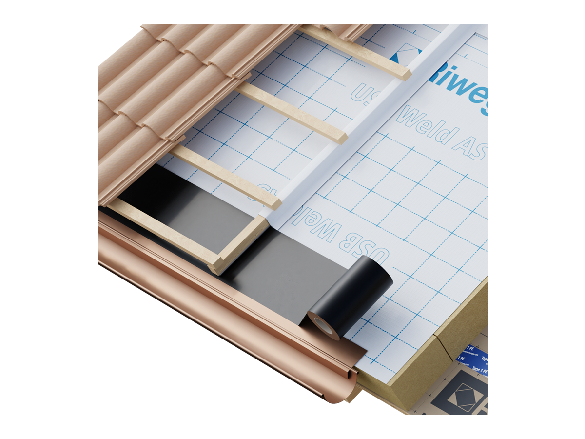 Riwega USB Tape UV 80 mm, ruban adhésif - 25 m/rouleau (6 unité/carton)