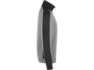Zip-Sweatsh. Contr. Perf. L titan/anth. - 50% Baumwolle, 50% Polyester
