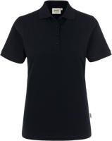Damen-Poloshirt Classic Gr. 2XL, schwarz - 100% Baumwolle, 200 g/m²