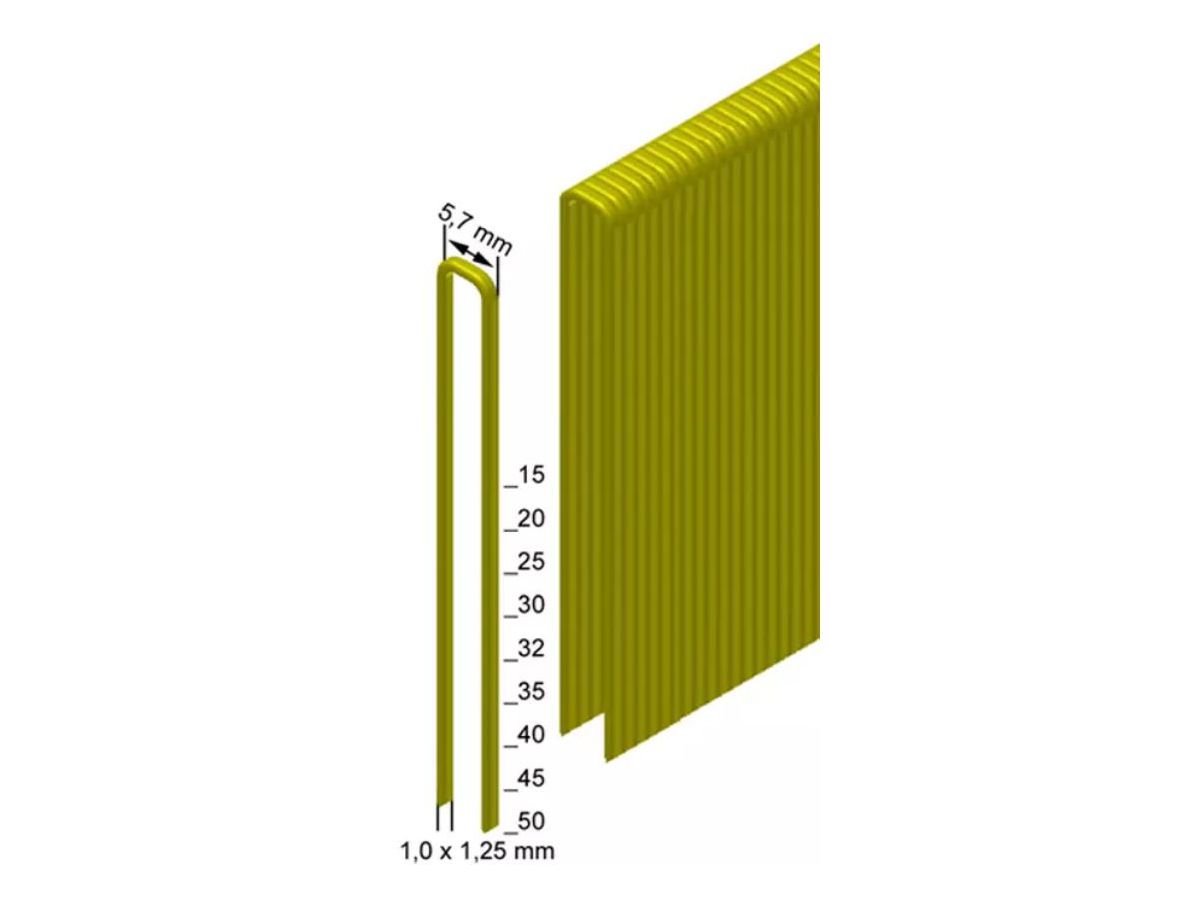 Heftklammer Typ E-20 mm verzinkt - Paket à 9'200 Stk