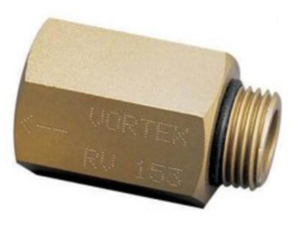 Rückflussverhinderer Vortex zu BW 401 - Typ RV 402 / 1½"IG / 1½"AG / L=85 mm