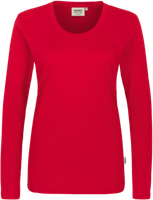 Damen-Longsleeve Classic Gr. 2XL, rot - 100% Baumwolle, 160 g/m²