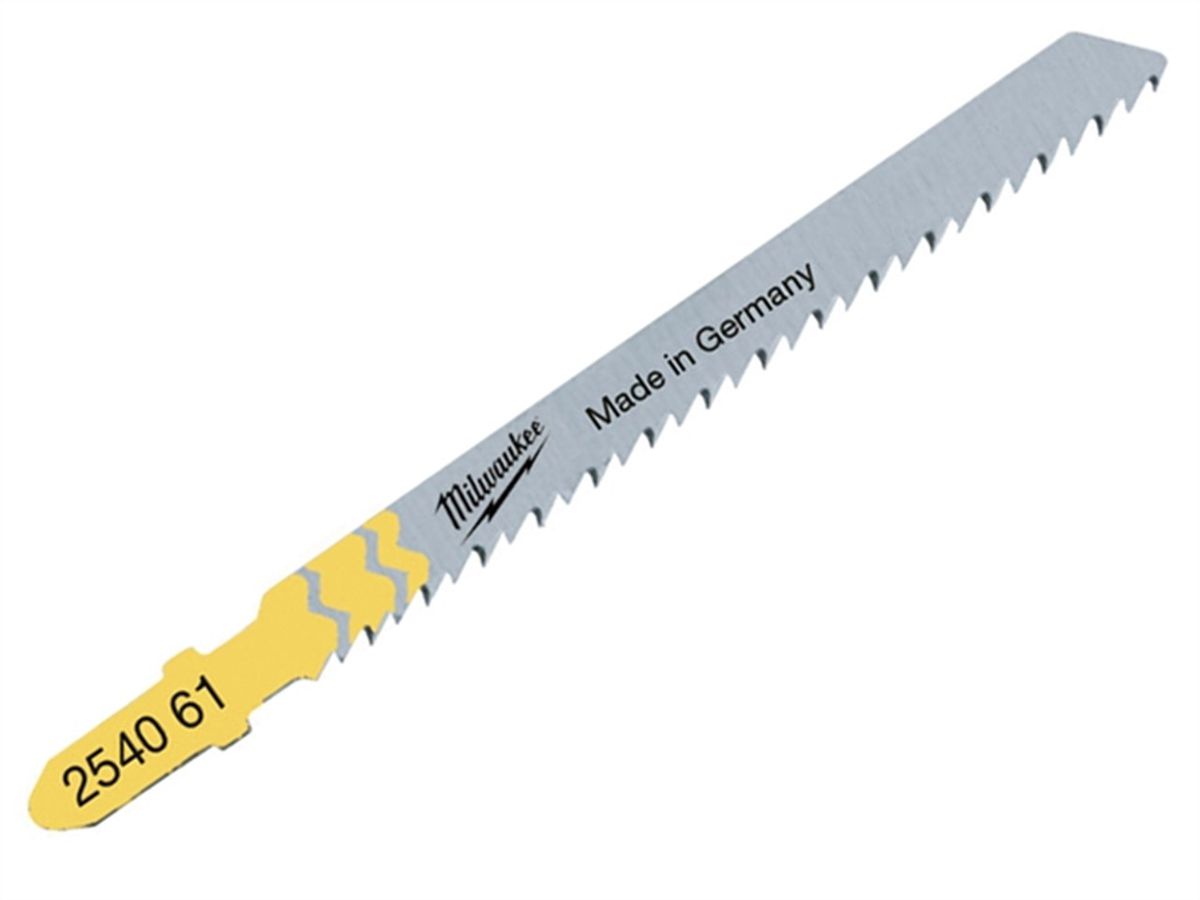 Stichsägeblatt Milwaukee Holz splitterfr - Schnitte, 75 x 4 mm T101D