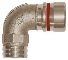 Geopress Bogen 90° - mit Aussengewinde