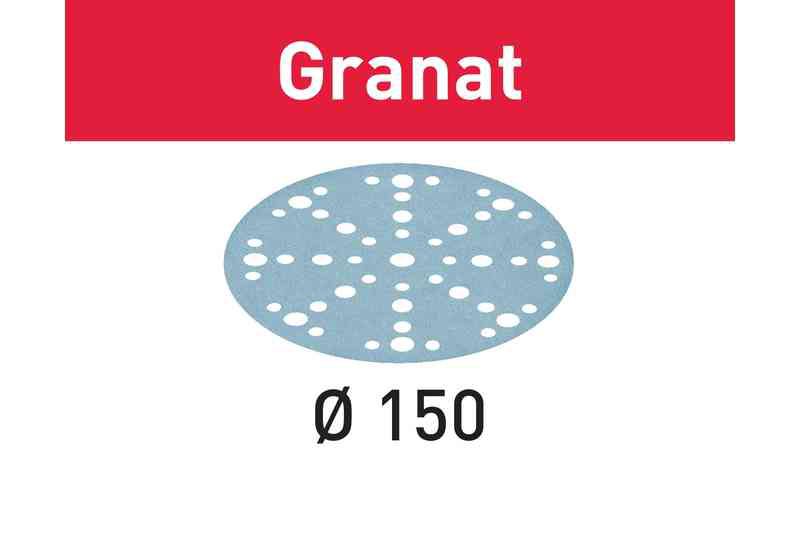Schleifscheiben 150/48 Korn 120 - Festool Granat, (Pack à 10 Stk.)