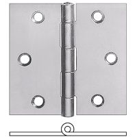 Scharnier breit leicht, 30x30 mm Inox