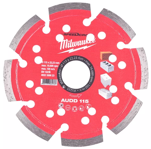 Diamanttrennscheibe Speedcross AUDD 350 - Milwaukee für abrasive Materialien