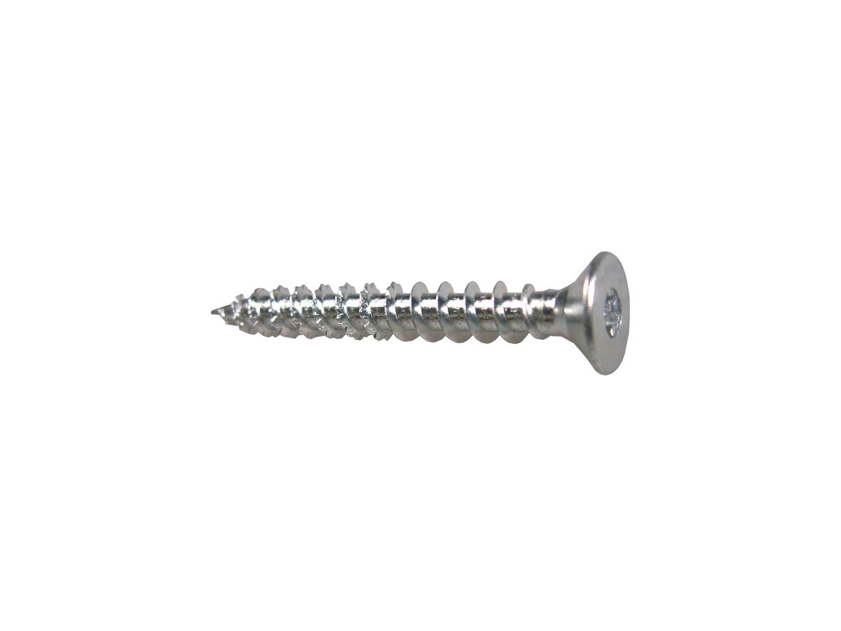 SK-Spanplattenschr.  6,0x 40mm - blau verz. ohne Schaft T-Drive 200 Stk.