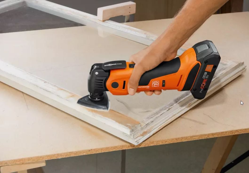 Akku MULTIMASTER AMM 700 MAX TOP AS - Fein, 18V mit 2x 4.0 Ah.