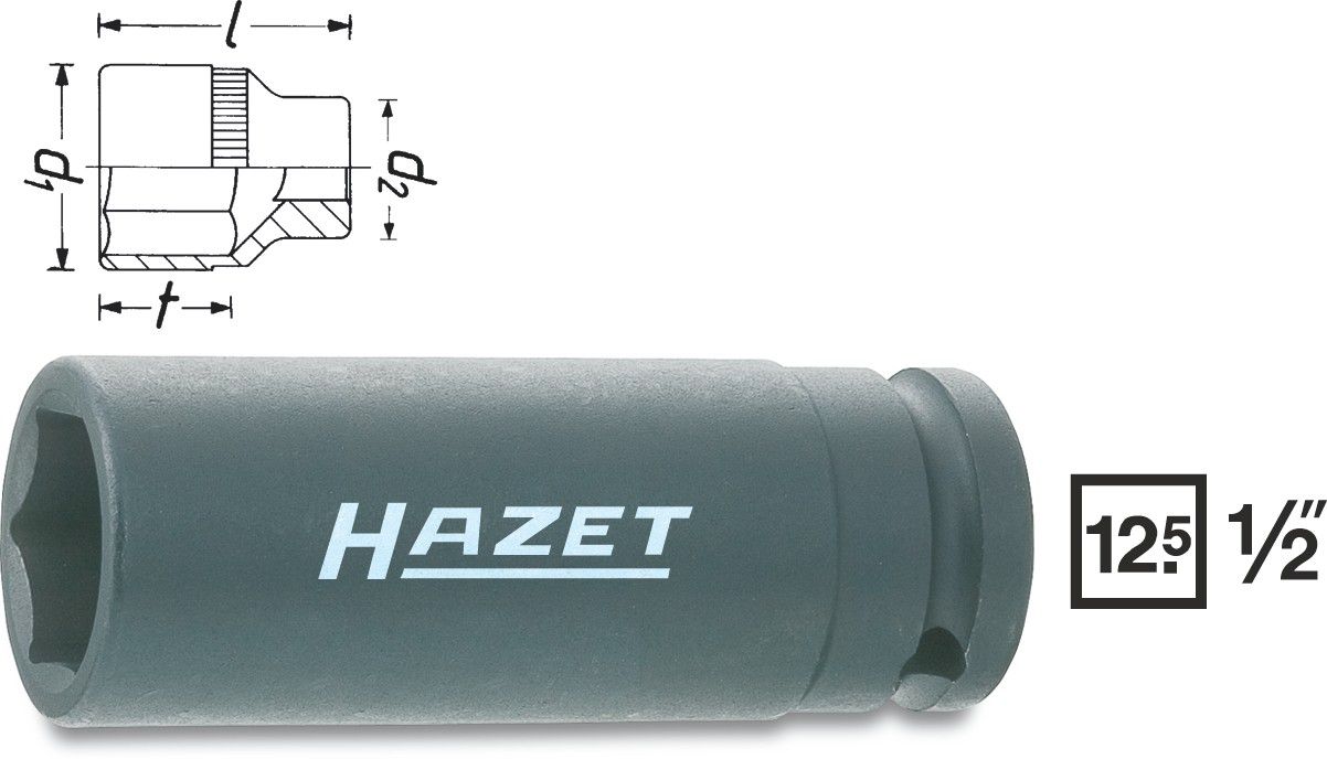 Schlagschrauber Einsatz HAZET - 1/2"