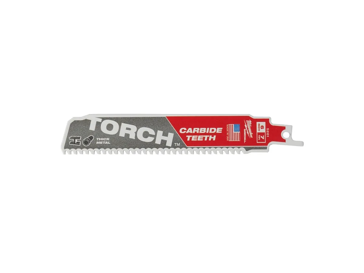 Säbelsägeblatt Milwaukee TORCH HM - 230mm, 7Z, 5-13mm Inox/Stahl, 1er Pack