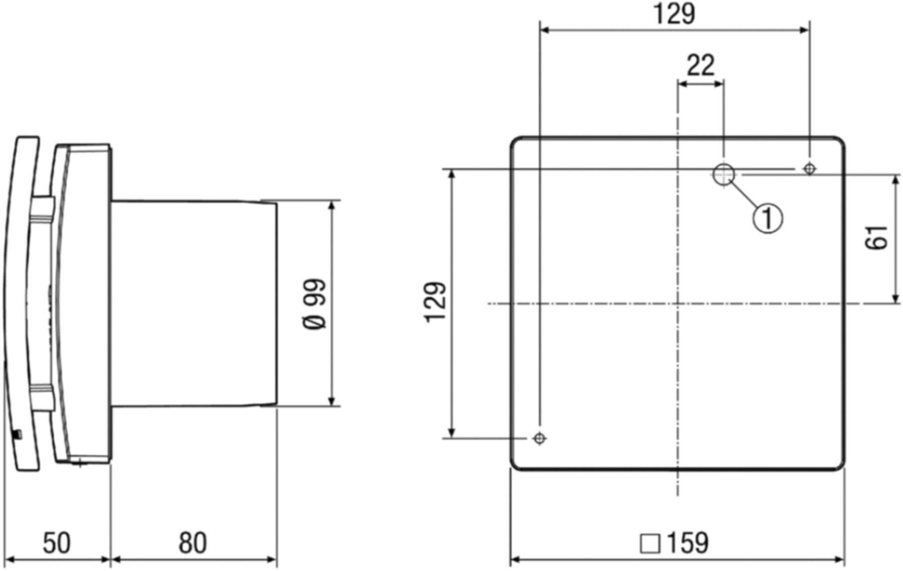 Bad/WC-Ventilatoren MAICO ECA 100ipro