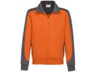 Sweatjacke Contrast Performance - 50% Baumwolle / 50% Polyester