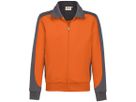 Sweatjacke Contrast Performance - 50% Baumwolle / 50% Polyester