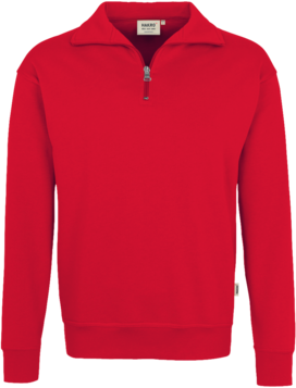 Zip-Sweatshirt Premium Gr. XS, rot - 70% Baumwolle, 30% Polyester, 300 g/m²