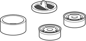 Geberit Set Durchflussbegrenzer - zu Hygienespülung 4 und 15 l/min