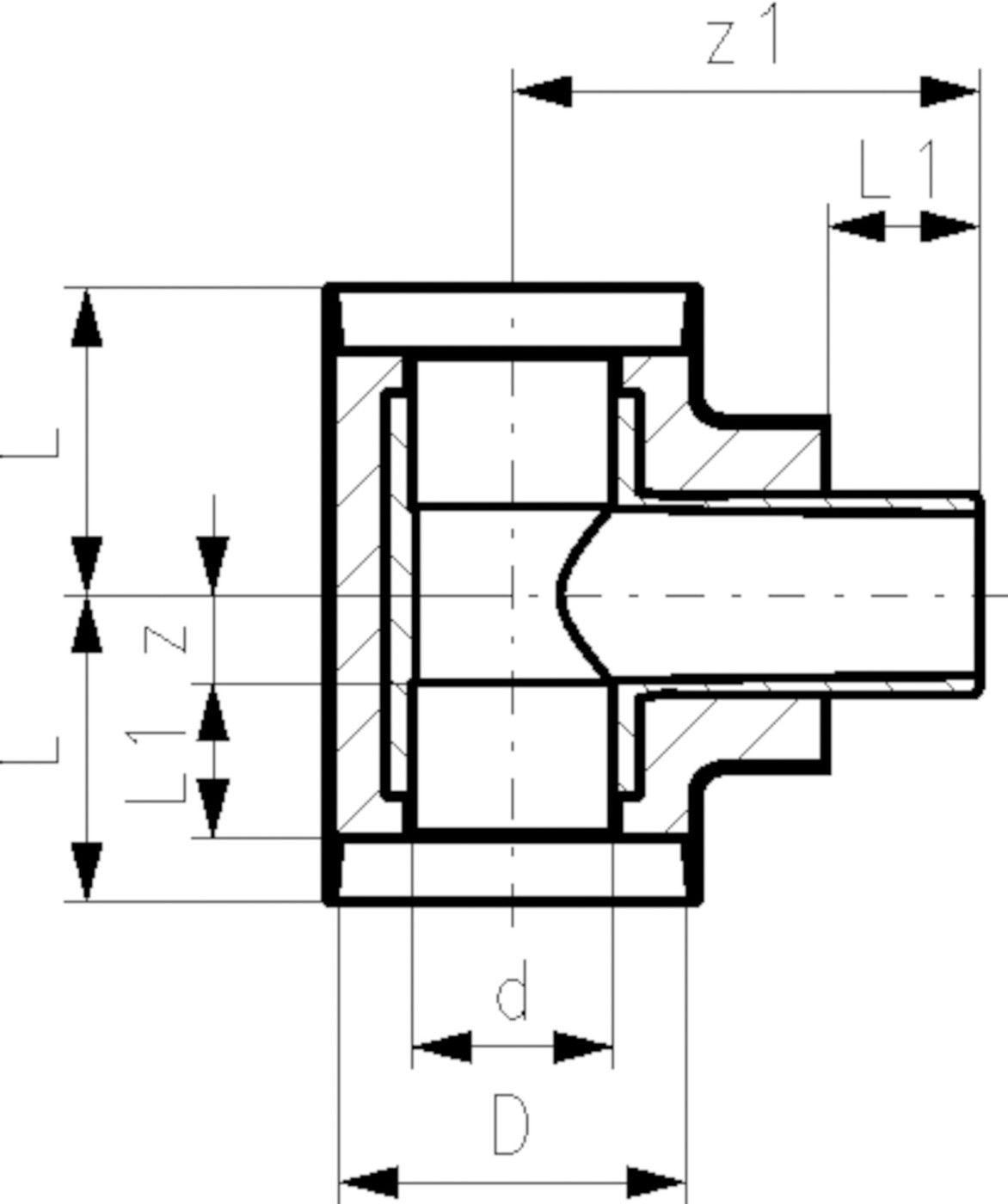 +GF+ COOL-FIT 2.0 T90° egal 90/140 mm
