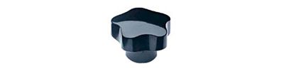 Sterngriffe Elesa VC.192 S-INOX schwarz - Duroplast