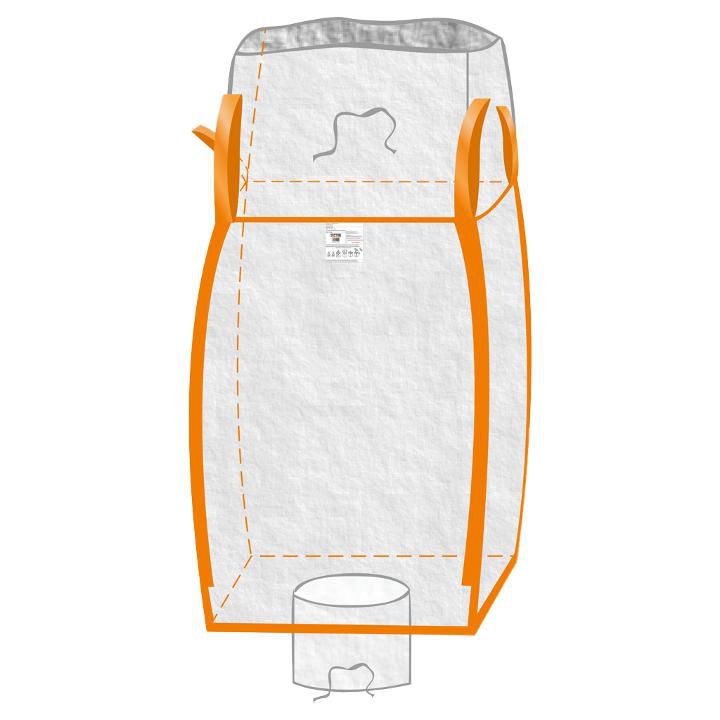 BigBag mit Schürze und Auslauf - 90x90x115 cm, Belastung: 1000 Kg.