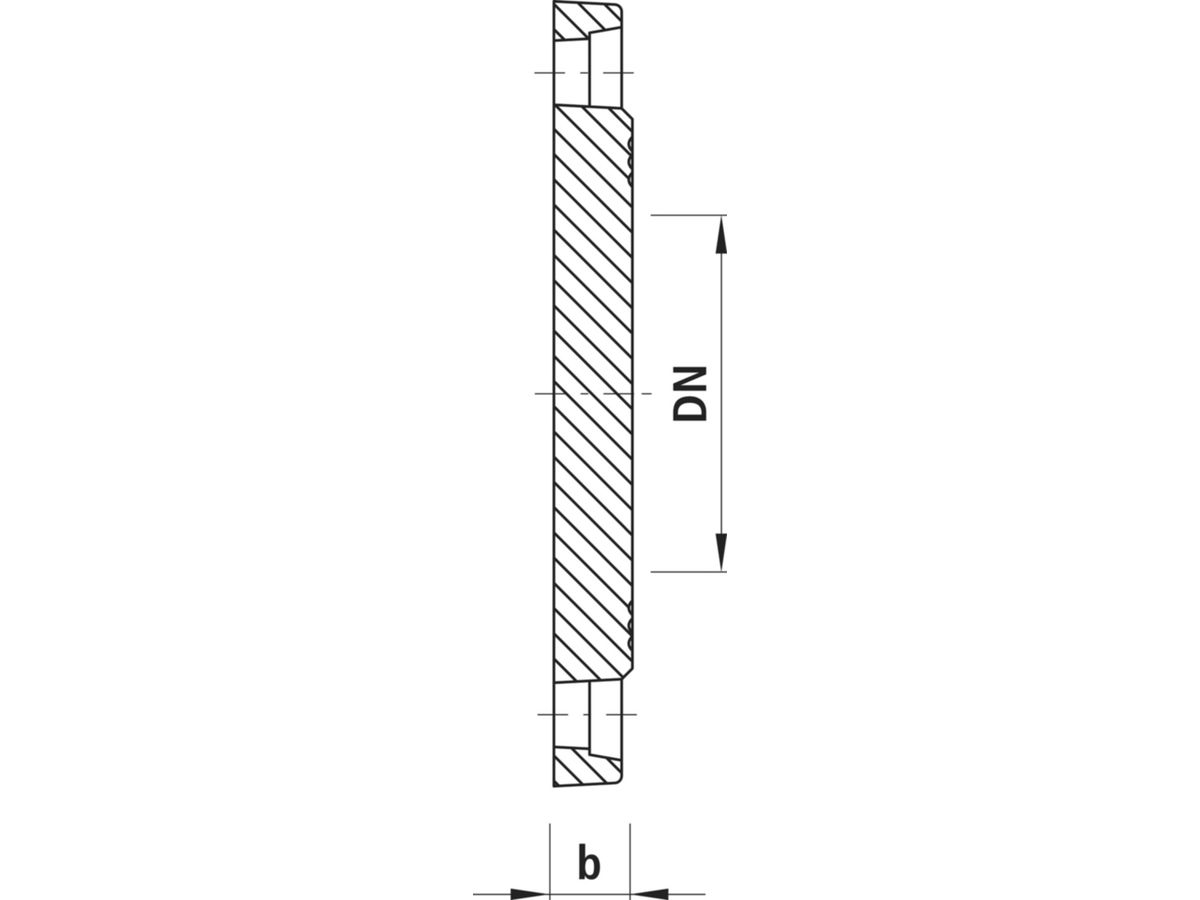 Blindflansch Hawle PN16