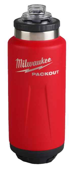 Thermosflaschen MILWAUKEE PACKOUT - 1065 ml mit Schraubdeckel, rot