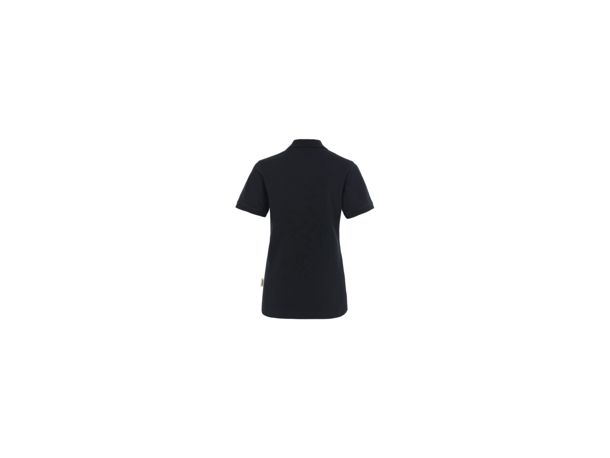 Damen-Poloshirt Top Gr. XS, schwarz - 100% Baumwolle, 200 g/m²